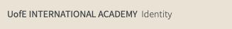 UofE INTERNATIONAL ACADEMY Identity